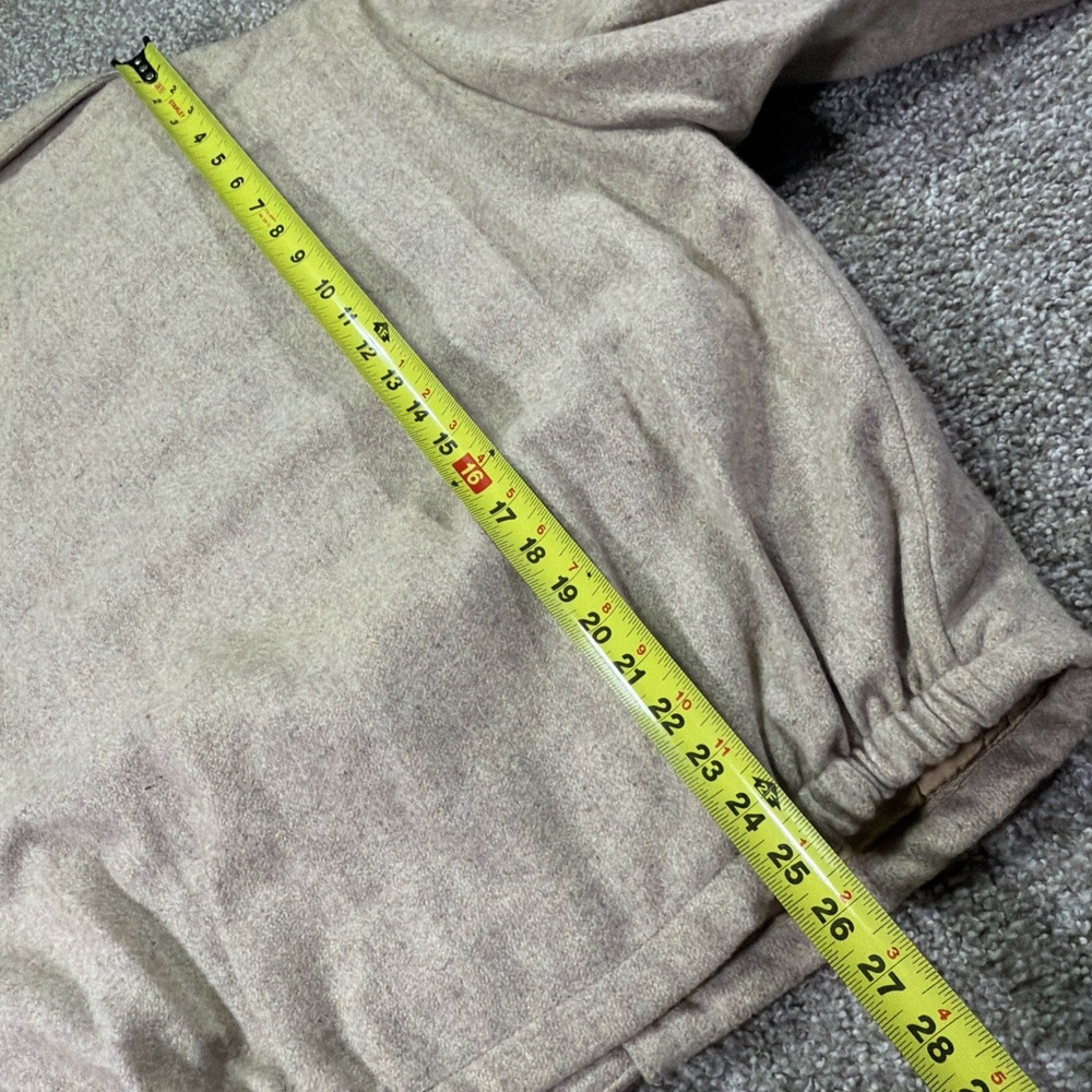 Vintage Wool Bomber Jacket Beige 70s Haggar Size 44 Regular Excellent - Picture 11 of 11